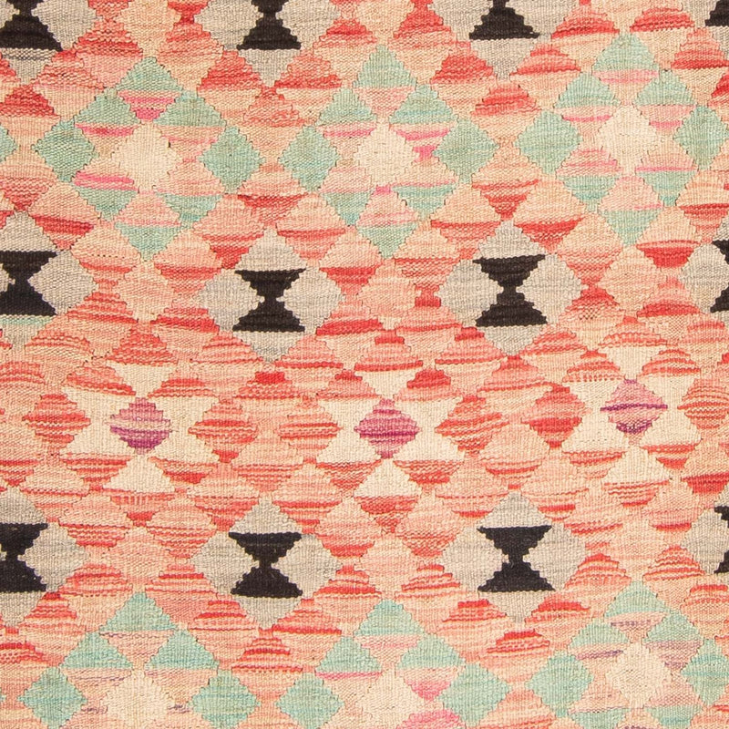 Kelim Carpet - Splash - 177 x 120 cm - ljusröd