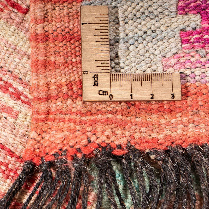 Kelim Carpet - Splash - 177 x 120 cm - ljusröd