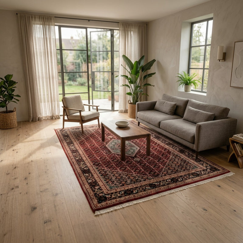 Indo Bidjar Mattan 198x298cm - Oriental Carpet
