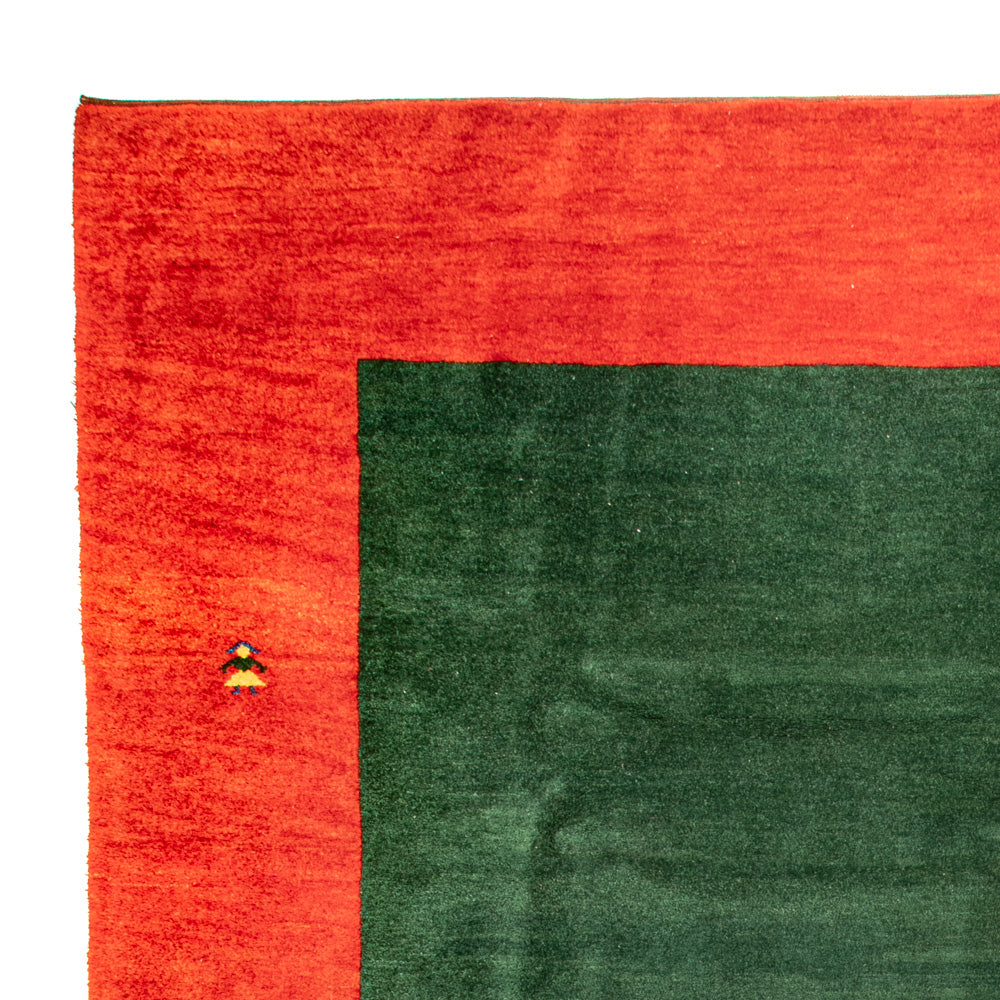 Gabbeh-matta - Indus - Kungliga - 402 x 316 cm - grön