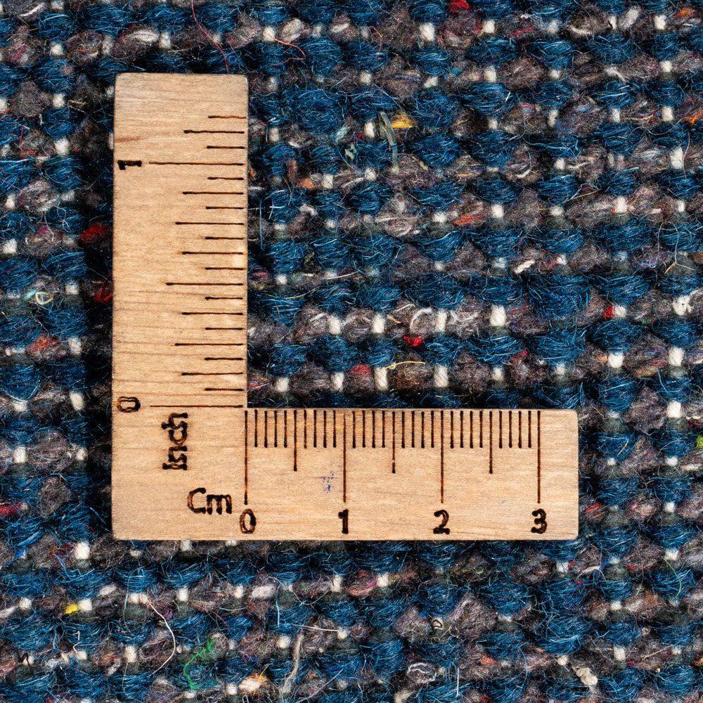 Gabbeh-matta - Indus runt  - 190 x 190 cm - blå