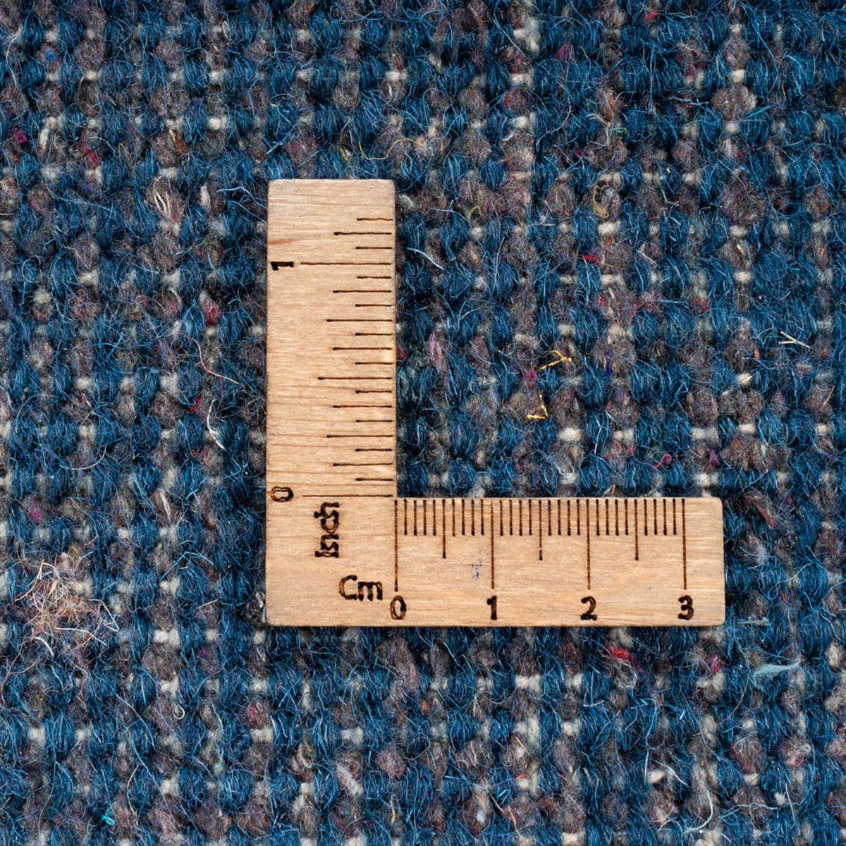 Gabbeh-matta - Indus runt  - 196 x 196 cm - blå