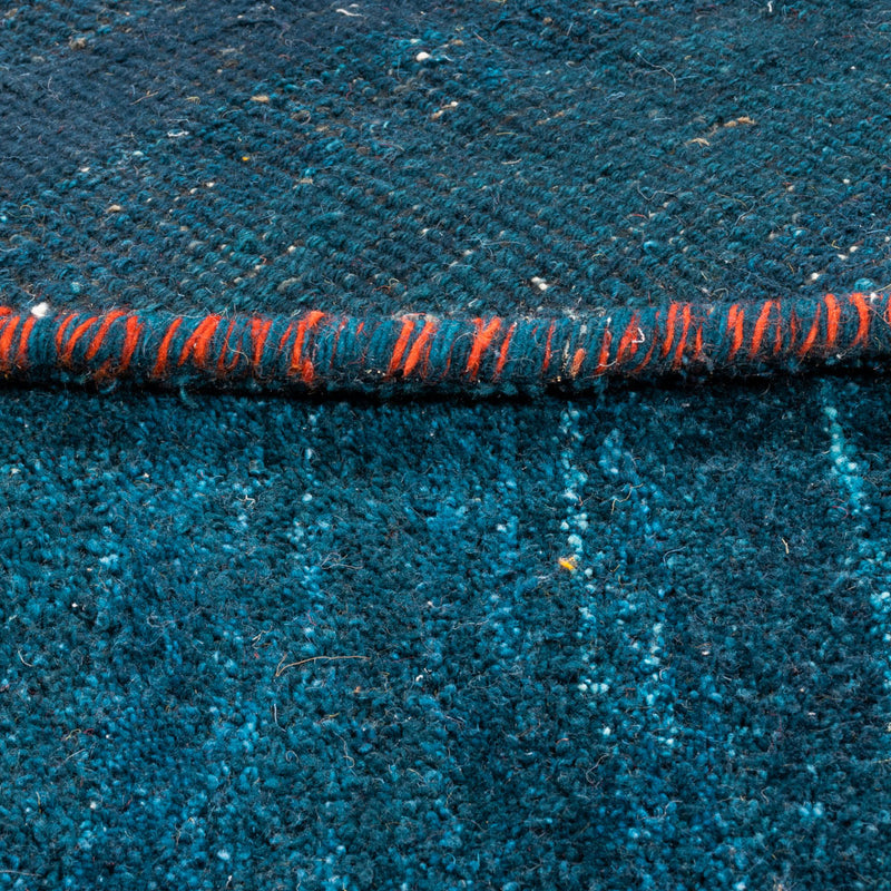 Gabbeh-matta - Indus runt  - 200 x 200 cm - blå