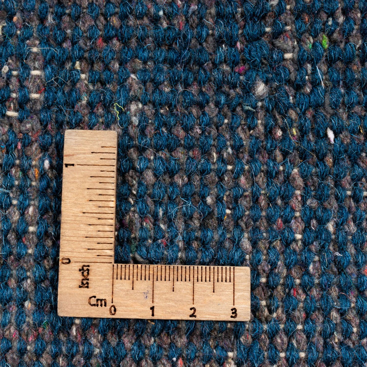 Gabbeh-matta - Indus runt  - 189 x 189 cm - blå