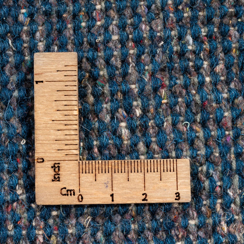 Gabbeh-matta - Indus runt  - 190 x 190 cm - blå