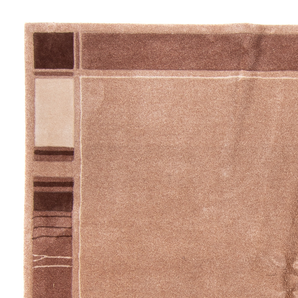 Mattan runt  - 200 x 200 cm - brun