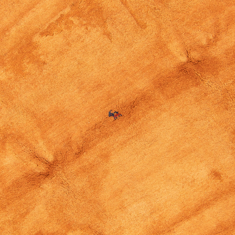 Hög luggmatta runt  - 200 x 200 cm - guld