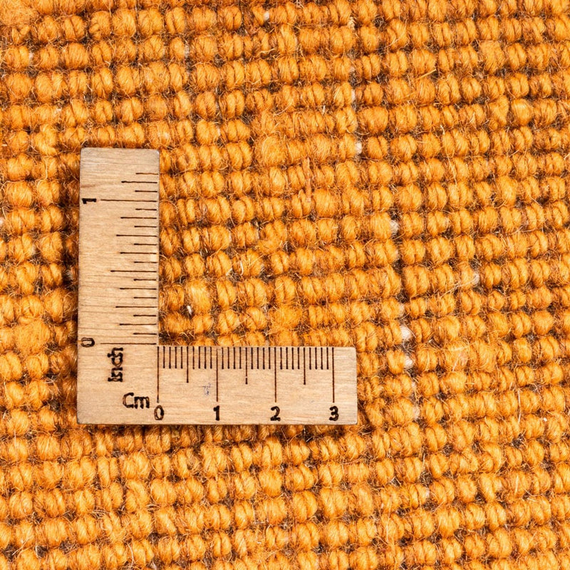 Hög luggmatta runt  - 200 x 200 cm - guld