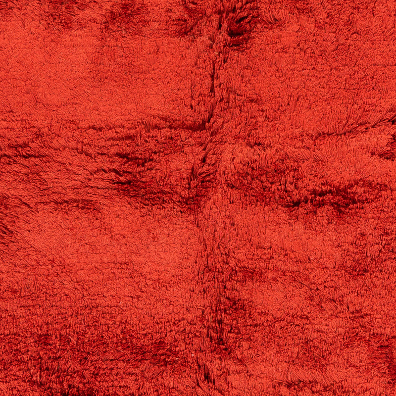 Hög luggmatta - 230 x 160 cm - röd