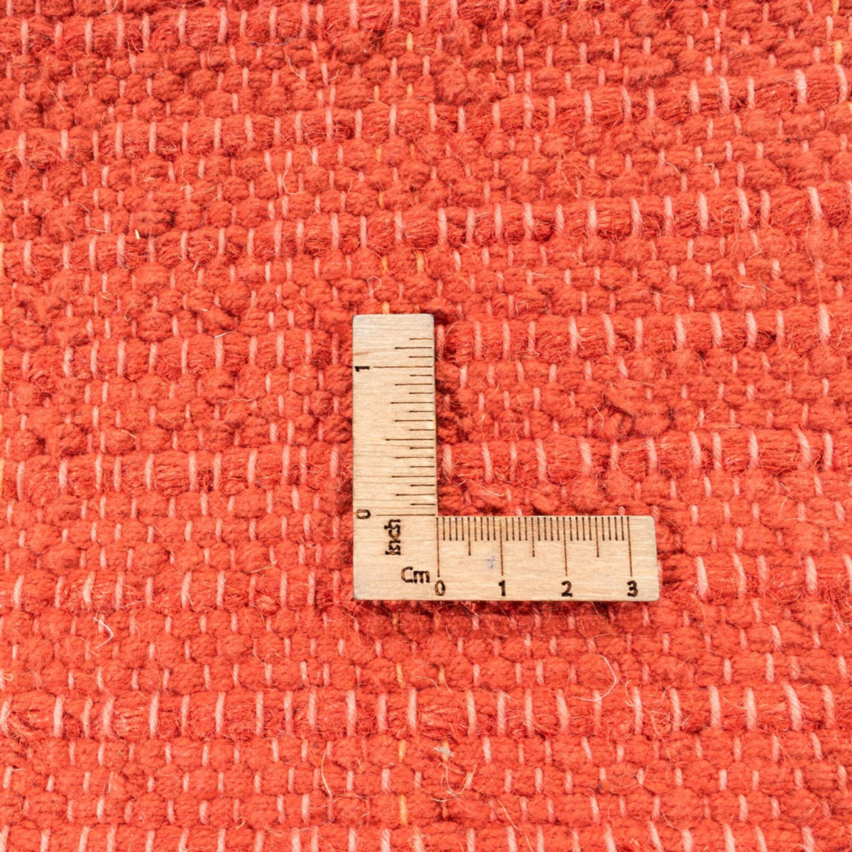 Hög luggmatta - 230 x 160 cm - röd