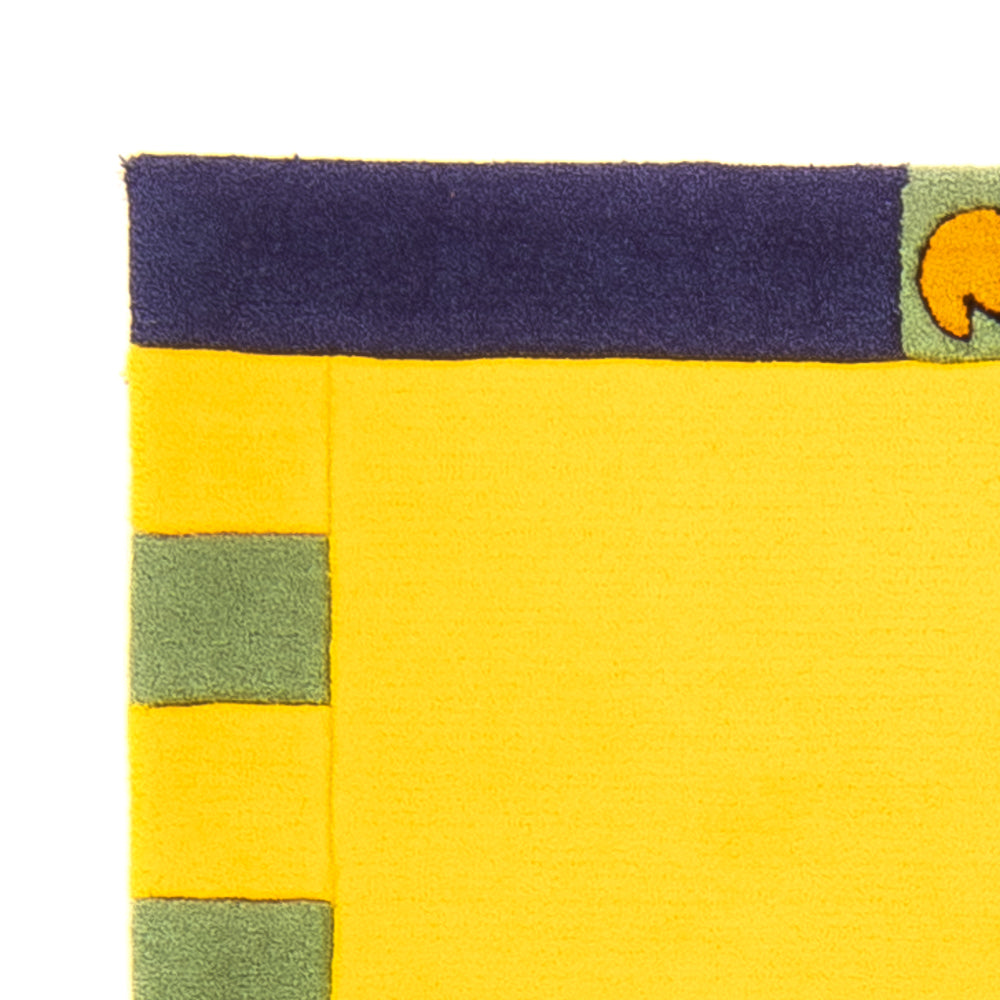 Modern matta - 160 x 90 cm - gul