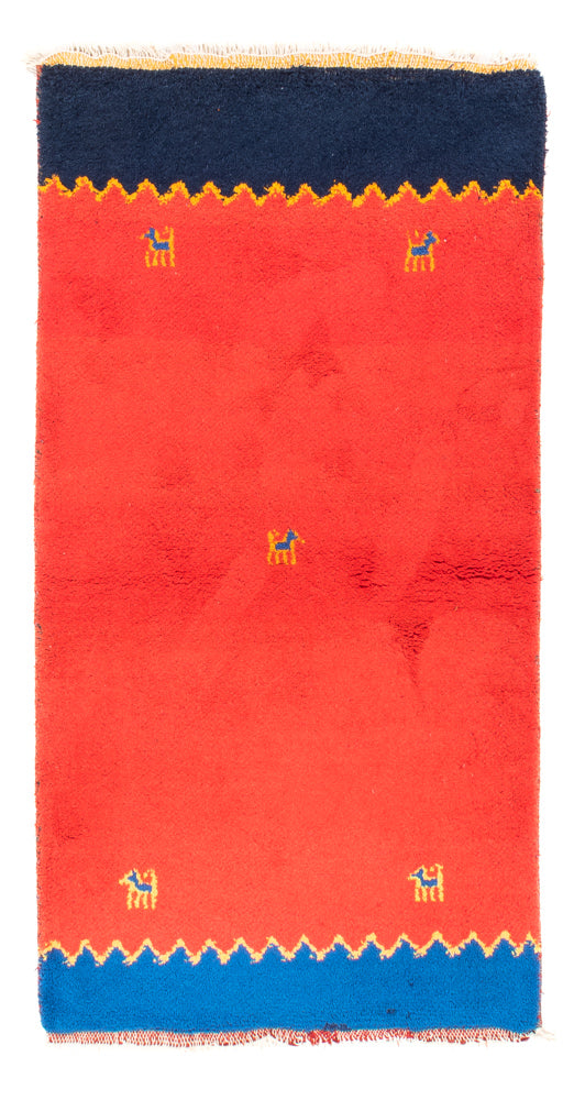 Gabbeh-matta - Indus - 164 x 95 cm - röd