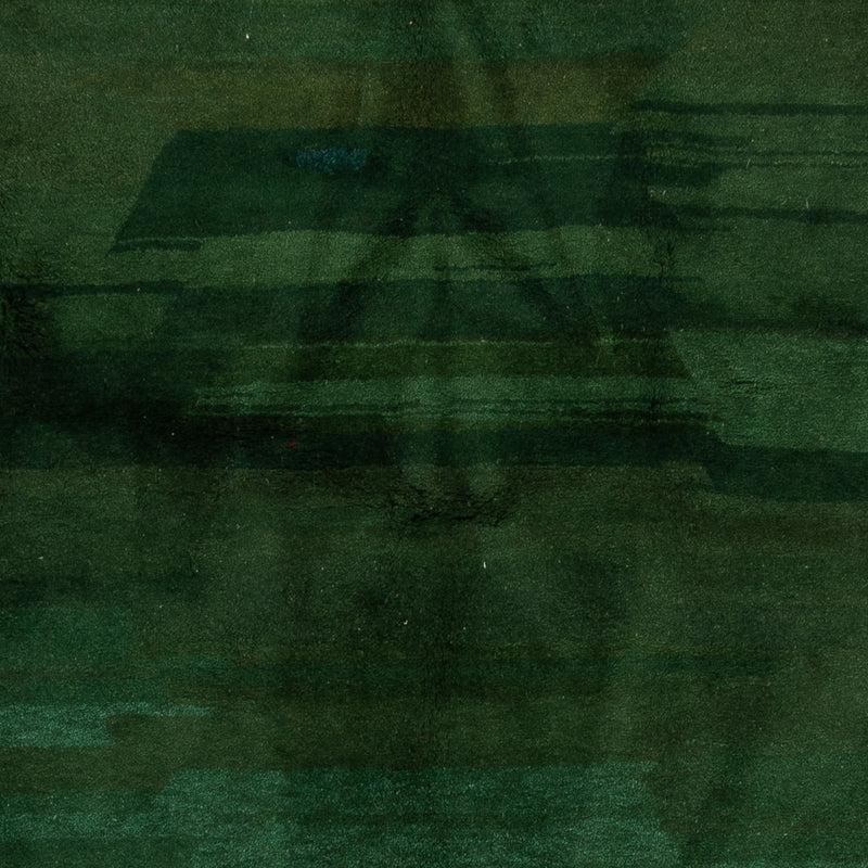 Gabbeh-matta - Indus kvadrat  - 205 x 196 cm - grön