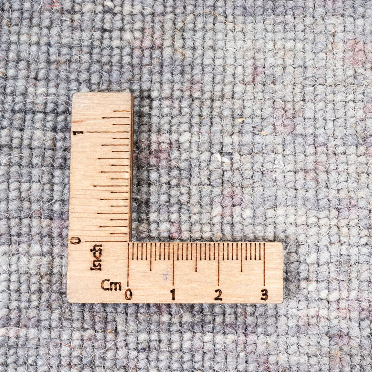 Gabbeh matta - Loribaft Softy kvadrat  - 250 x 250 cm - grått