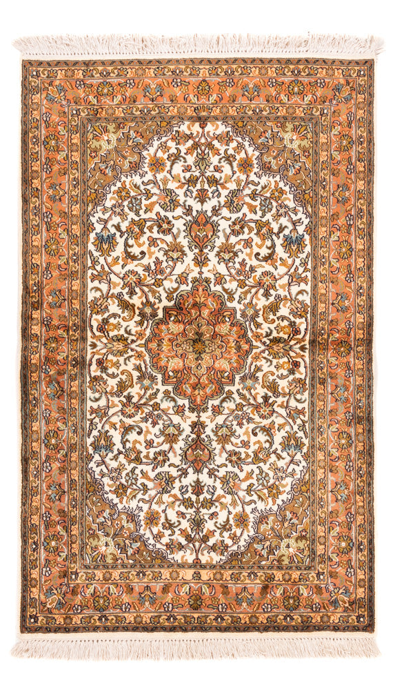 Sidenmatta - Kashmir Silk - 149 x 95 cm - beige