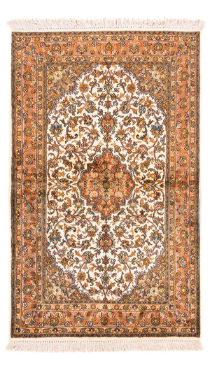 Sidenmatta - Kashmir Silk - 149 x 95 cm - beige