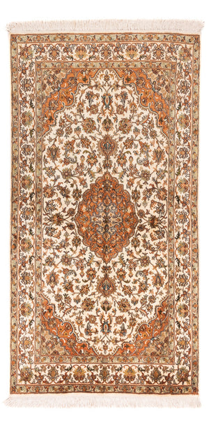 Sidenmatta - Kashmir Silk - 168 x 95 cm - beige