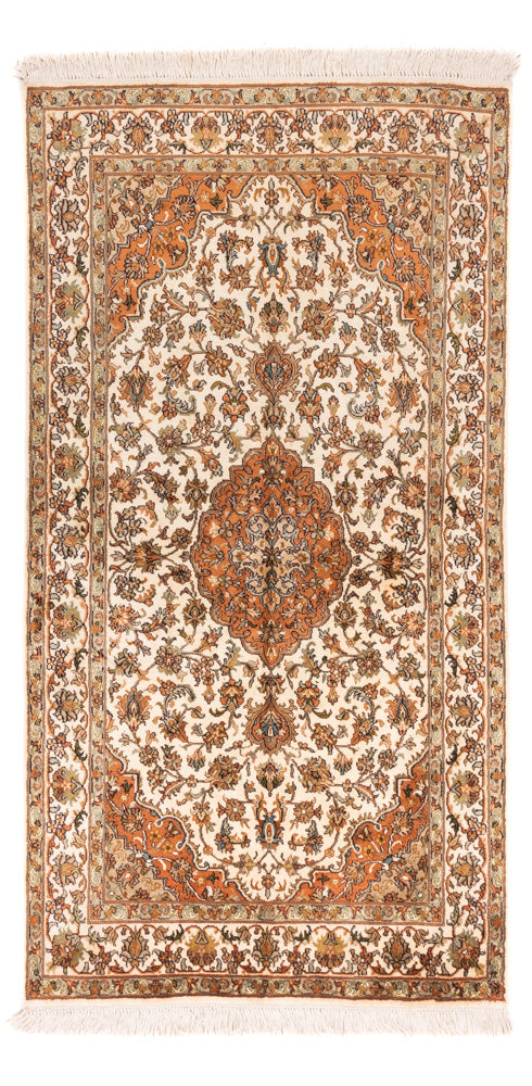Sidenmatta - Kashmir Silk - 168 x 95 cm - beige
