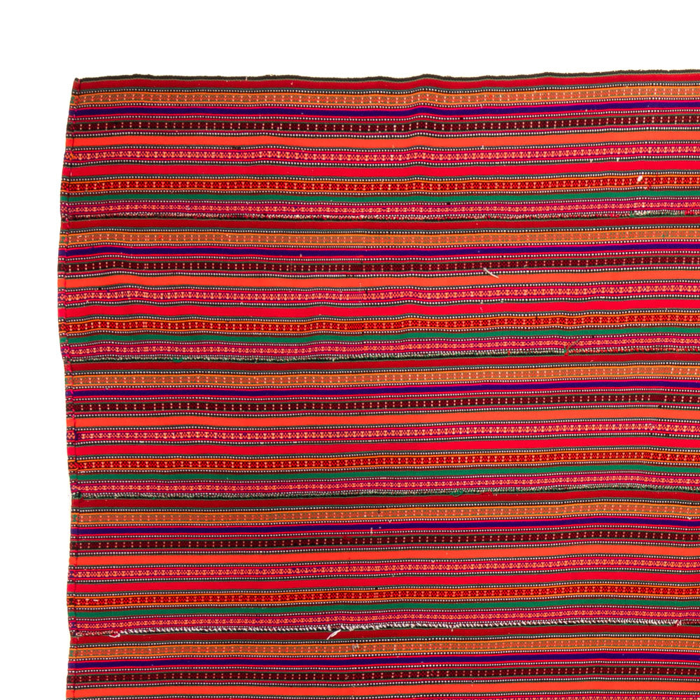 Kelim-matta - gammal kvadrat  - 240 x 238 cm - röd