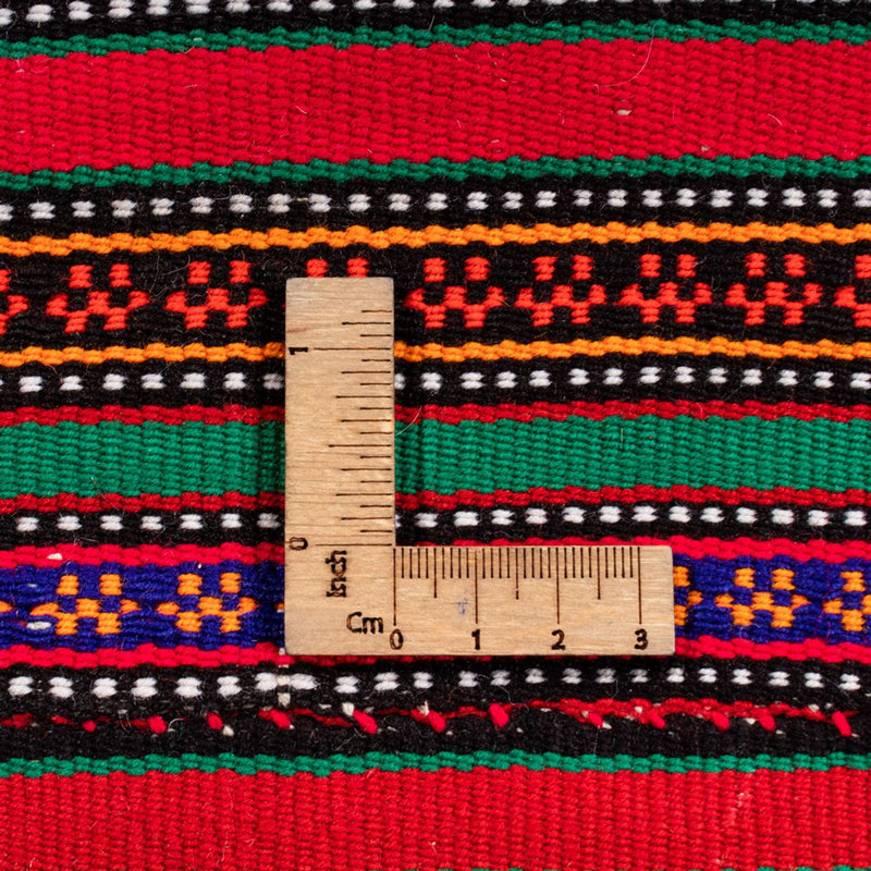 Kelim-matta - gammal kvadrat  - 240 x 238 cm - röd