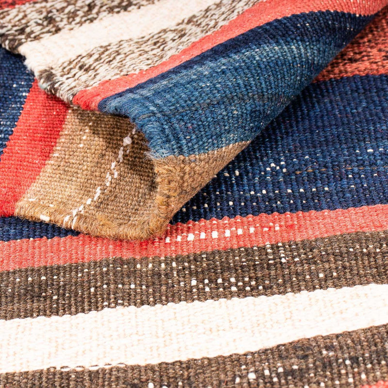 Kelim-matta - gammal - 200 x 140 cm - flerfärgad