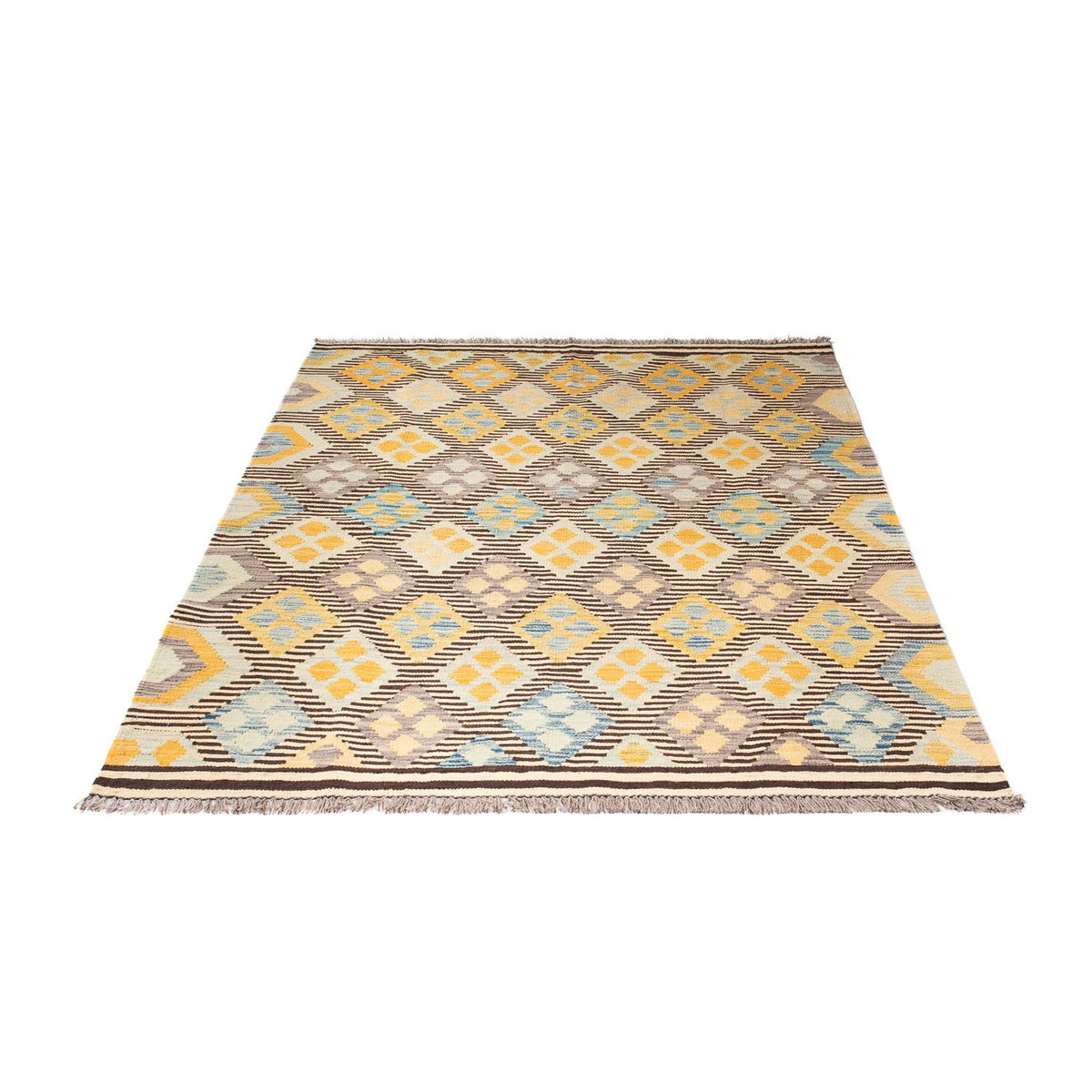 Kelim Carpet - Splash - 175 x 125 cm - flerfärgad