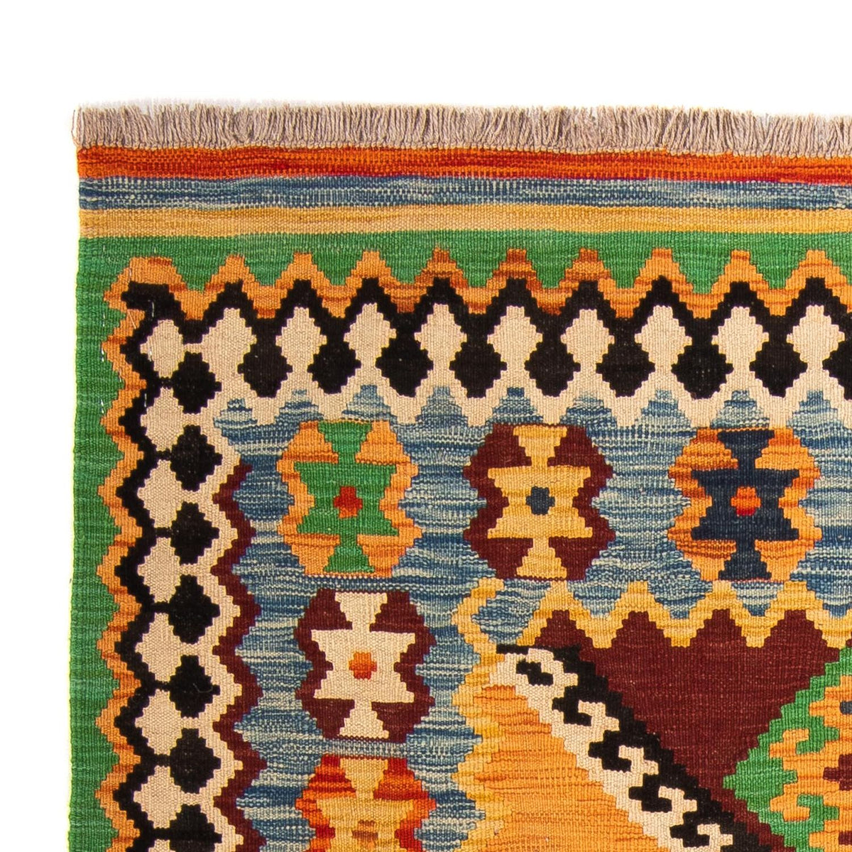 Kelim Carpet - Splash - 178 x 127 cm - flerfärgad