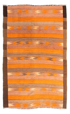 Kelim-matta - gammal - 275 x 160 cm - flerfärgad