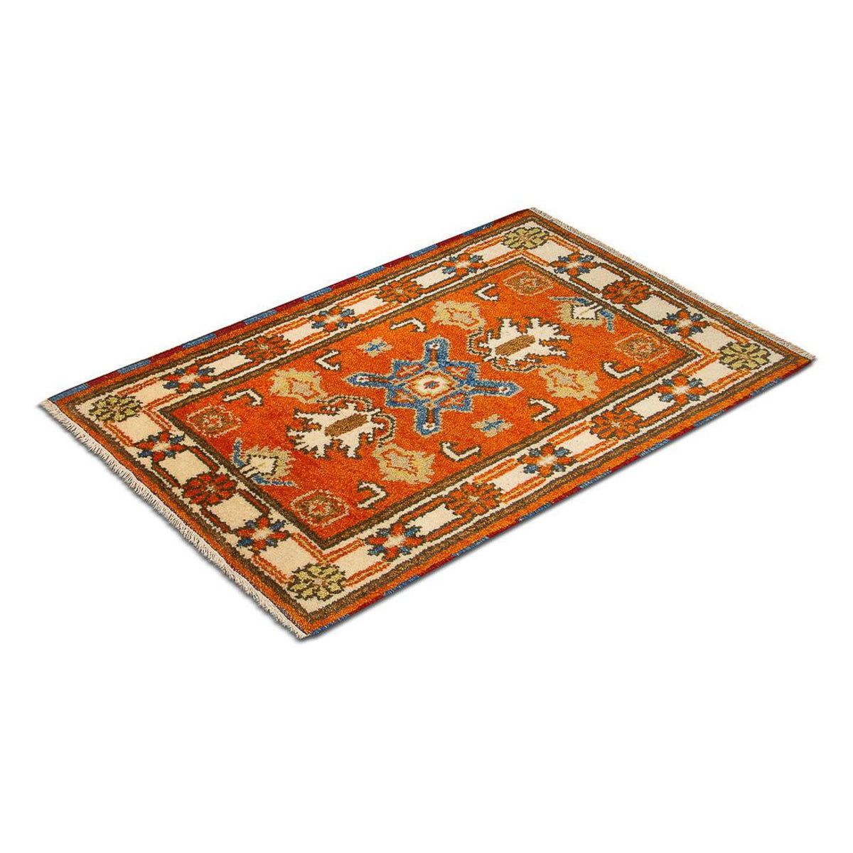 Oriental Carpet - 93 x 64 cm - orange
