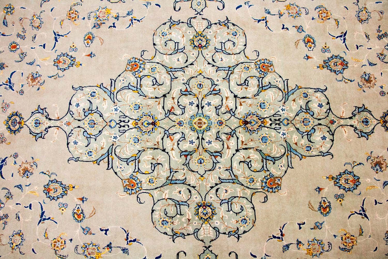 Persiska mattor - Keshan - 420 x 290 cm - beige