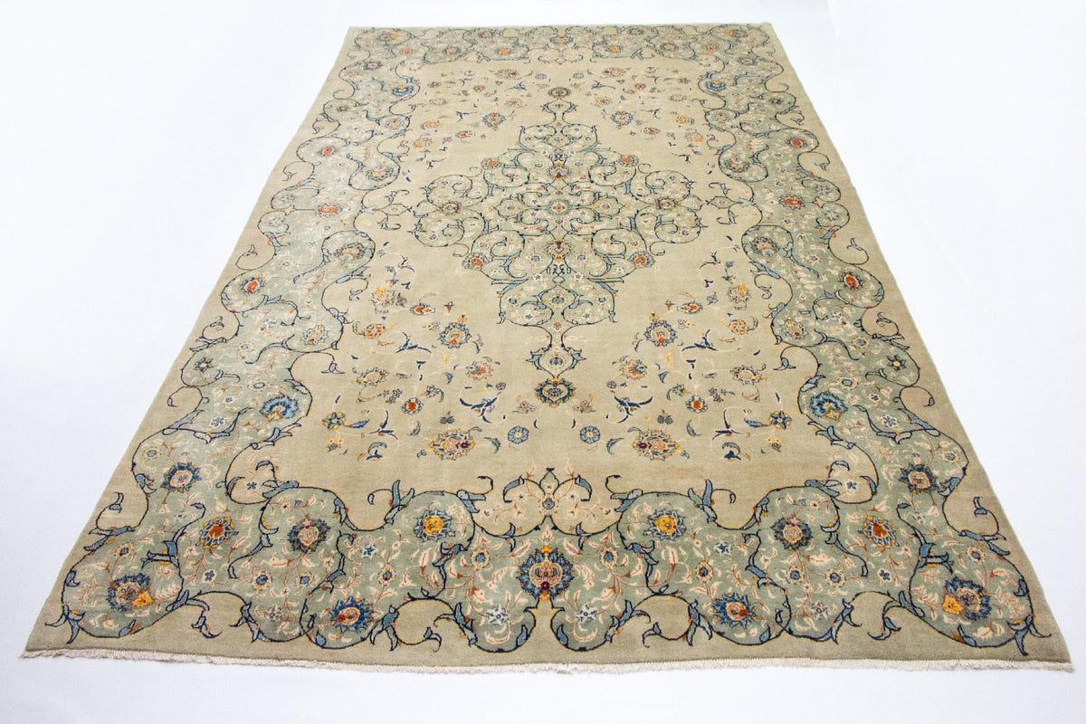 Persiska mattor - Keshan - 420 x 290 cm - beige