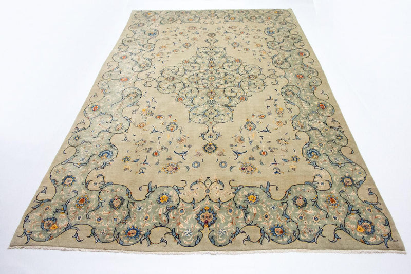 Persiska mattor - Keshan - 420 x 290 cm - beige