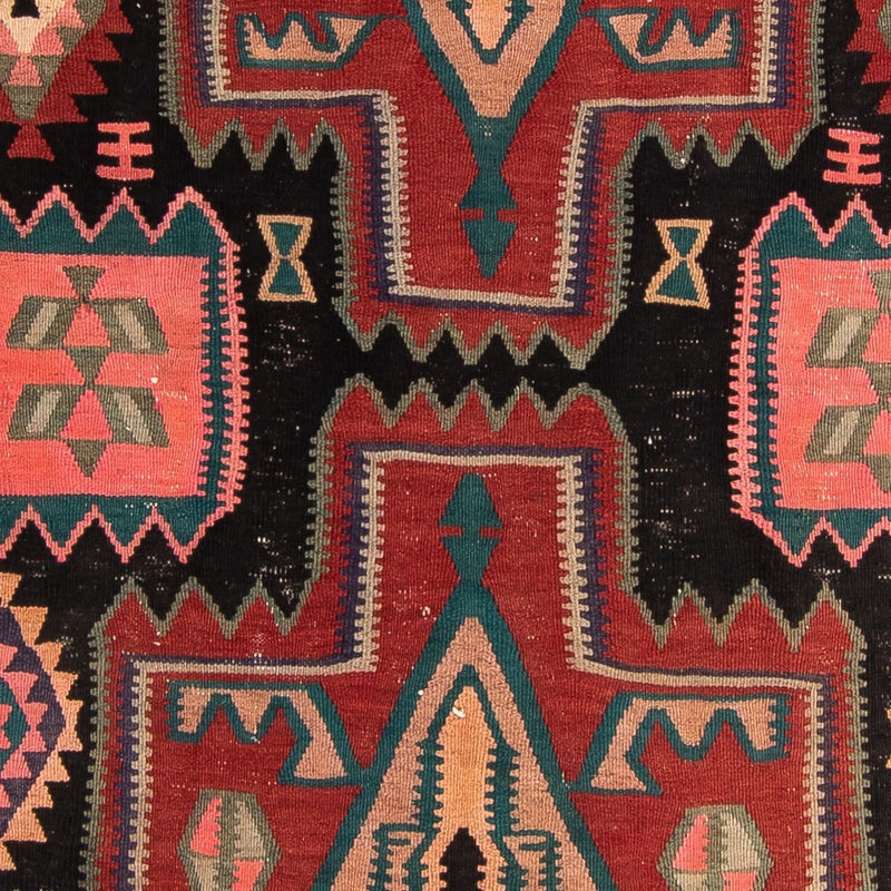 Runner Kelim-matta - gammal - 300 x 140 cm - flerfärgad