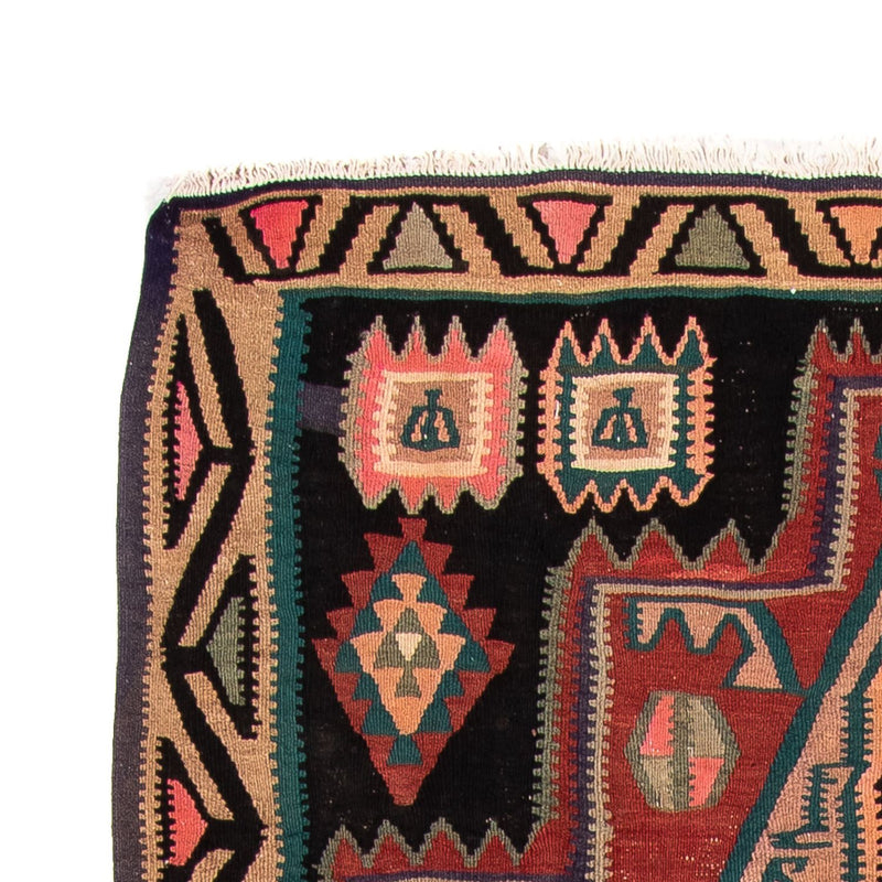 Runner Kelim-matta - gammal - 300 x 140 cm - flerfärgad