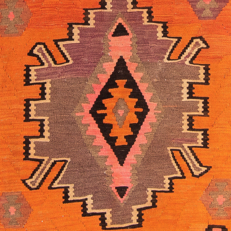 Runner Kelim-matta - gammal - 265 x 135 cm - flerfärgad