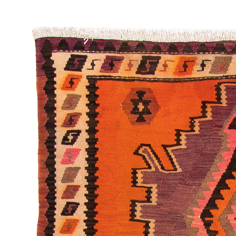 Runner Kelim-matta - gammal - 265 x 135 cm - flerfärgad