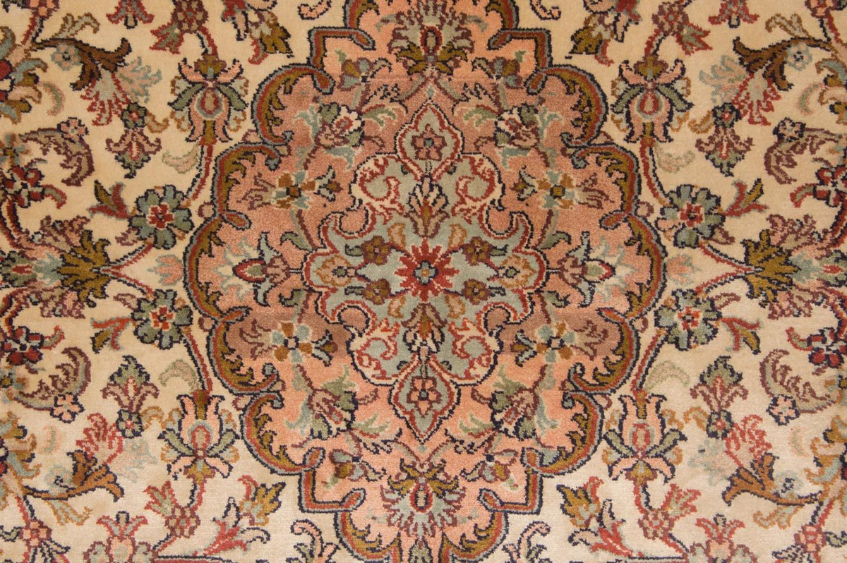 Sidenmatta - Kashmir Silk - 164 x 94 cm - beige