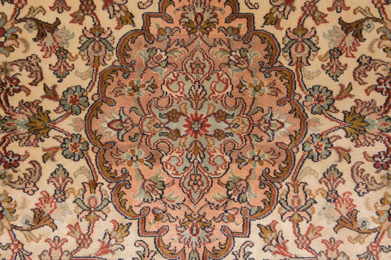 Sidenmatta - Kashmir Silk - 164 x 94 cm - beige