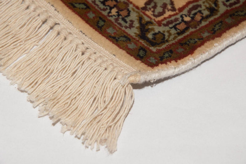 Sidenmatta - Kashmir Silk - 164 x 94 cm - beige