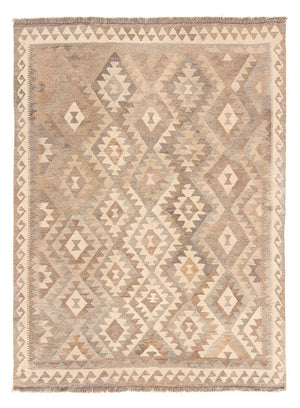 Kelim matta - trendig - 205 x 151 cm - beige
