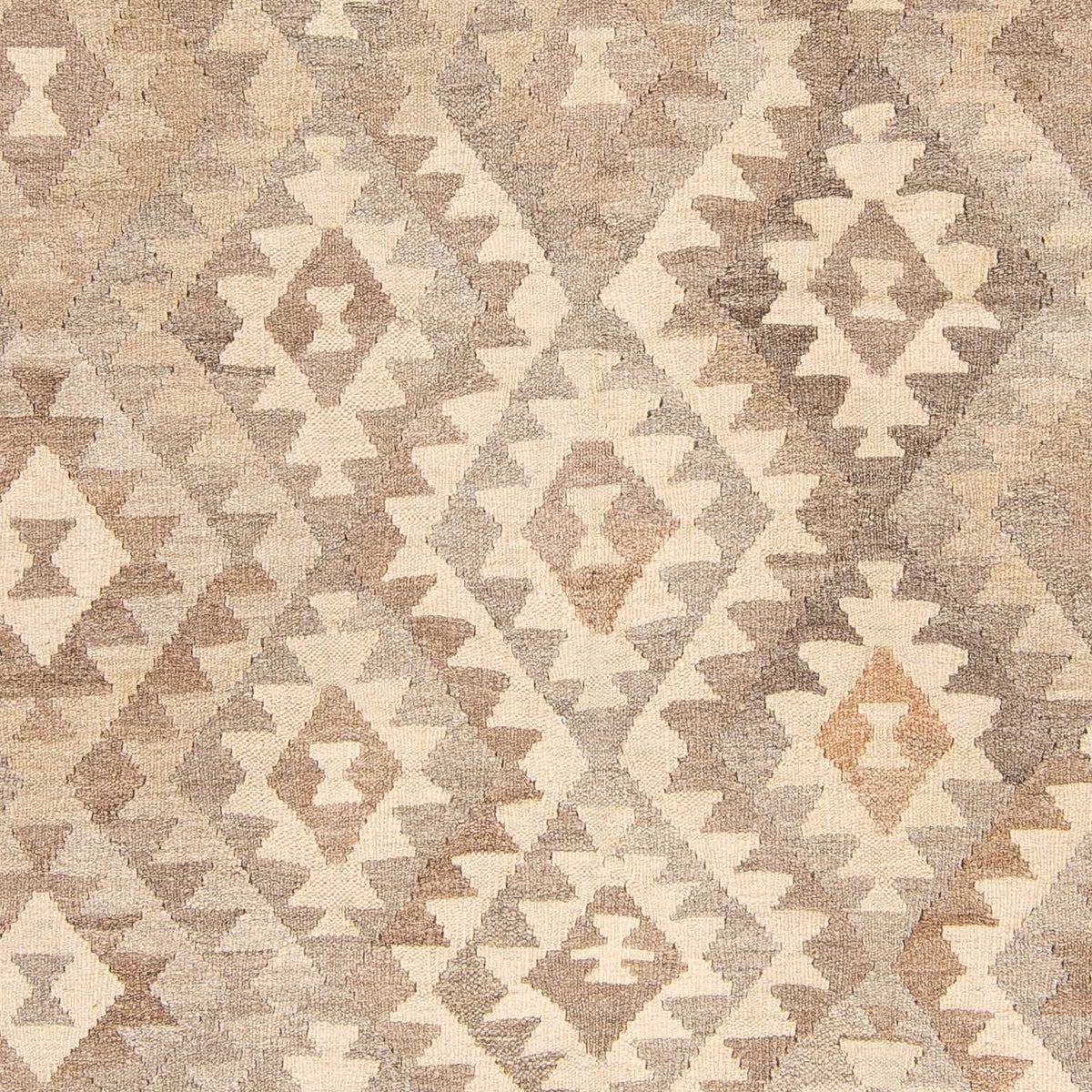 Kelim matta - trendig - 205 x 151 cm - beige