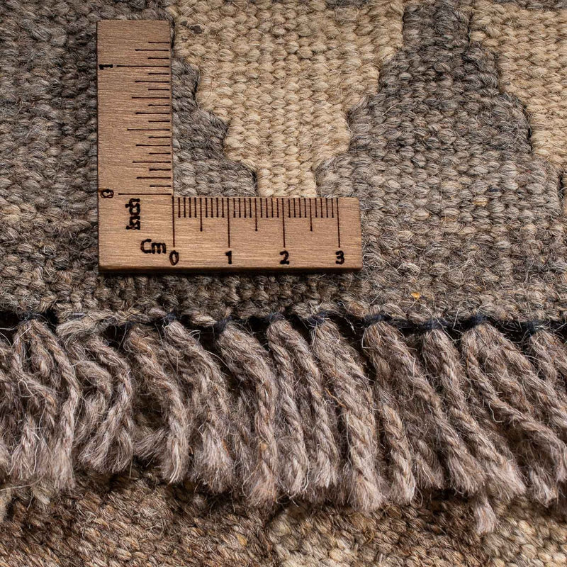 Kelim matta - trendig - 205 x 151 cm - beige