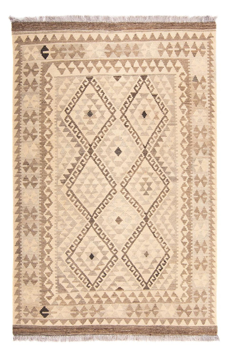Kelim Carpet - Splash - 190 x 130 cm - beige