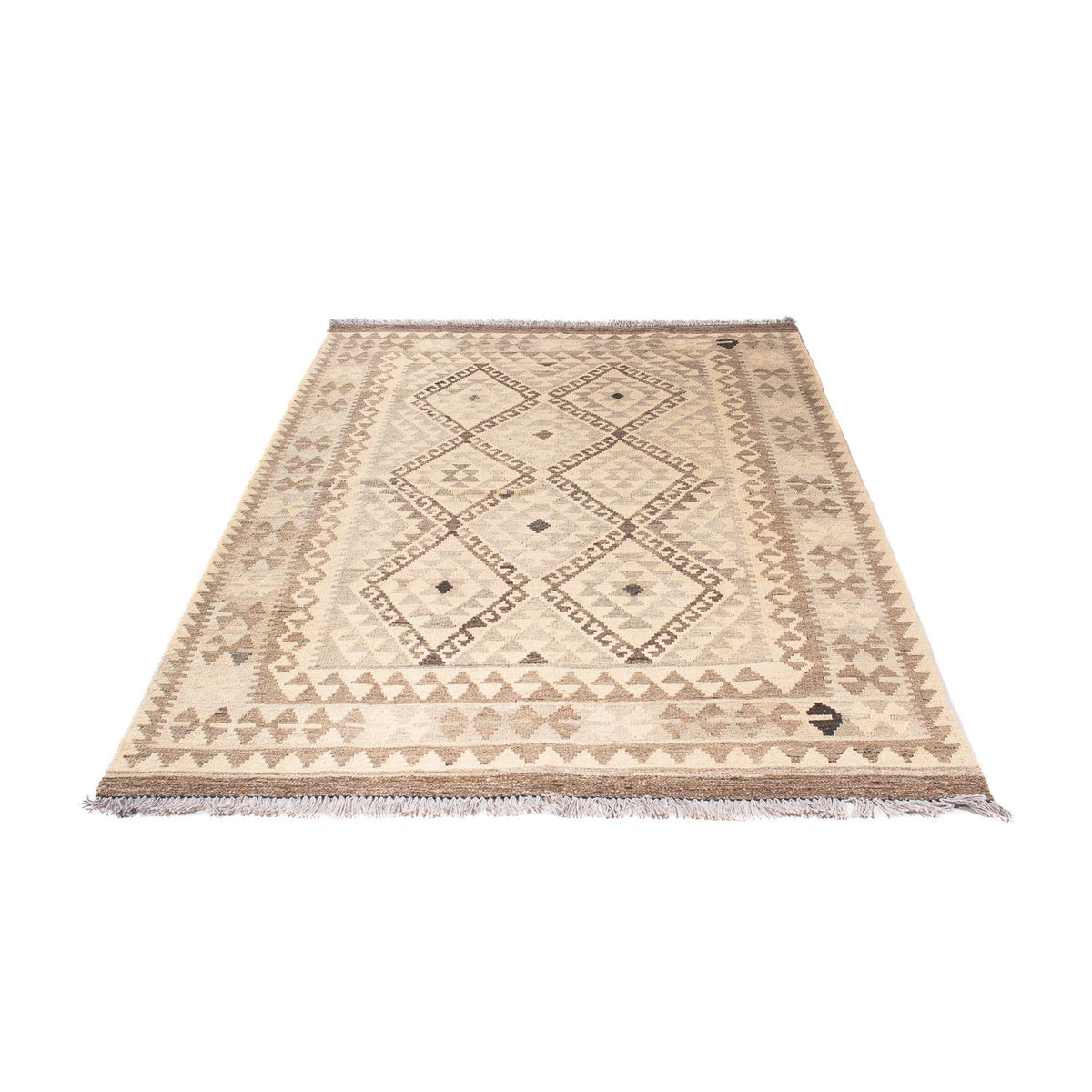 Kelim Carpet - Splash - 190 x 130 cm - beige