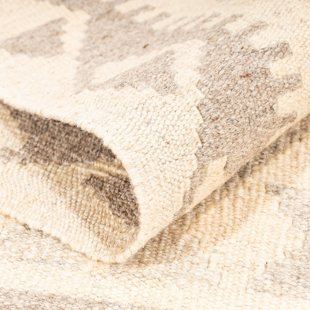 Kelim Carpet - Splash - 182 x 115 cm - beige
