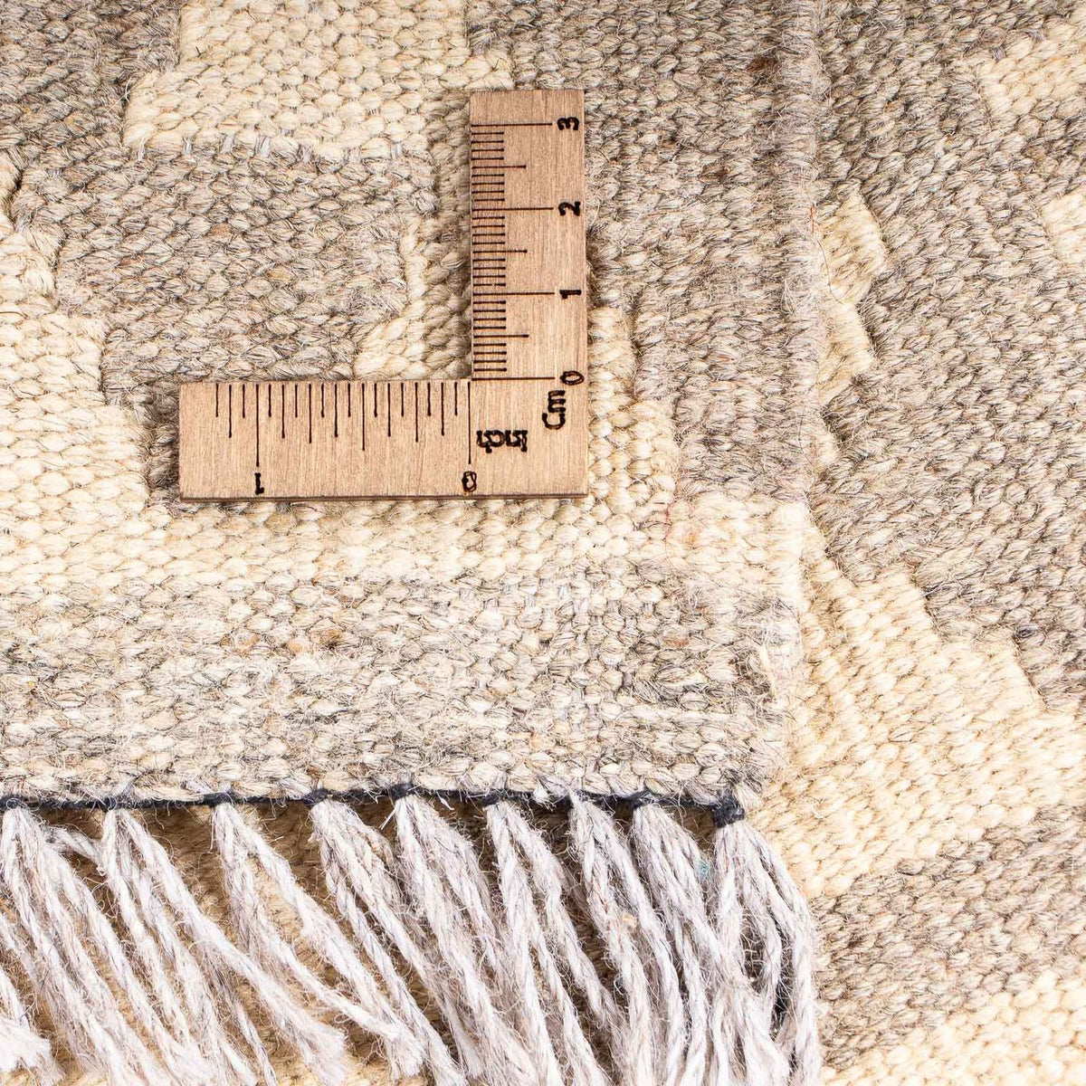 Kelim Carpet - Splash - 182 x 115 cm - beige