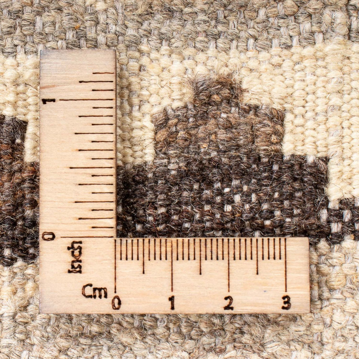 Kelim Carpet - Splash - 196 x 134 cm - natur