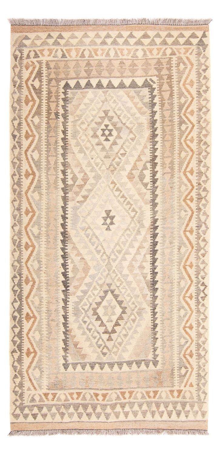 Kelim Carpet - Splash - 203 x 121 cm - beige