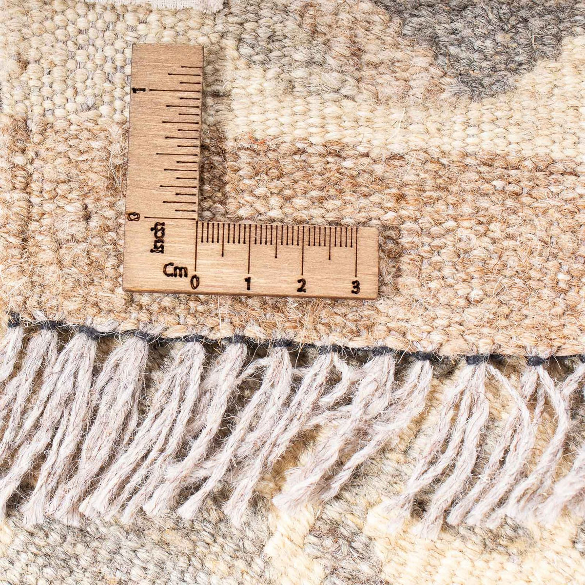 Kelim Carpet - Splash - 203 x 121 cm - beige