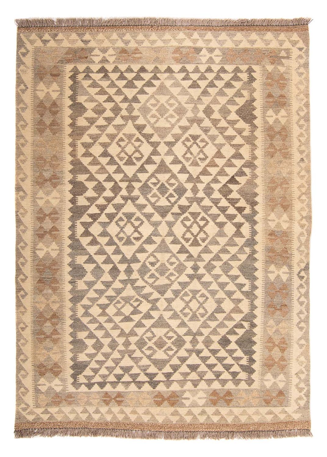 Kelim Carpet - Splash - 174 x 127 cm - ljusbrun